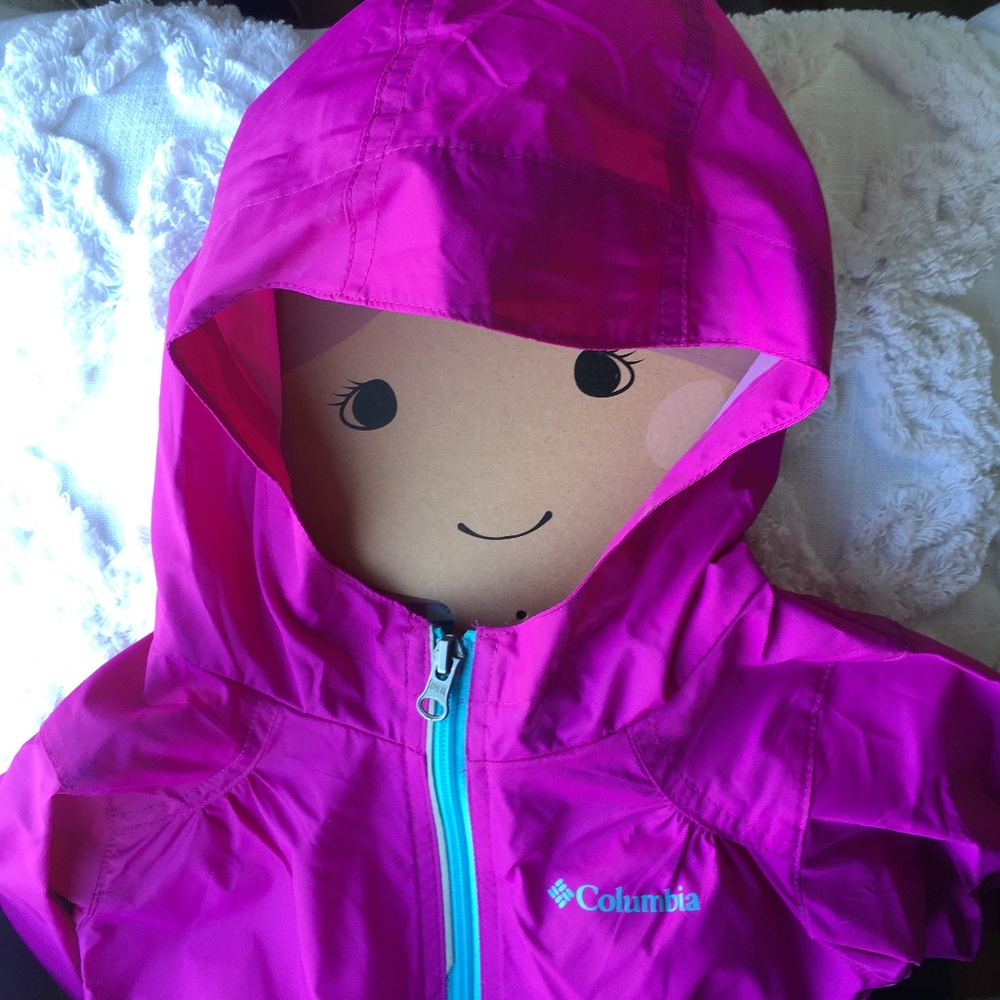Columbia girls raincoat 4t